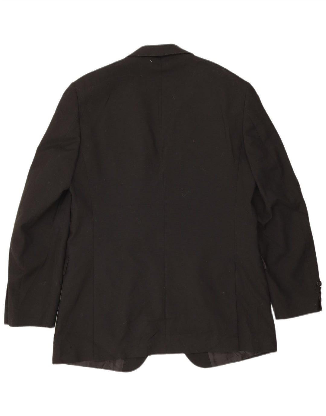 Giacca blazer a 2 bottoni Marks & Spencer da uomo UK 42 grande poliestere nero