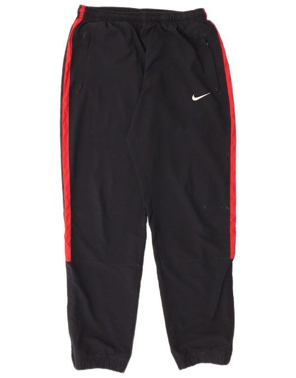 NIKE Pantaloni da tuta da uomo Joggers UK 41/43 Large Nero Colourblock