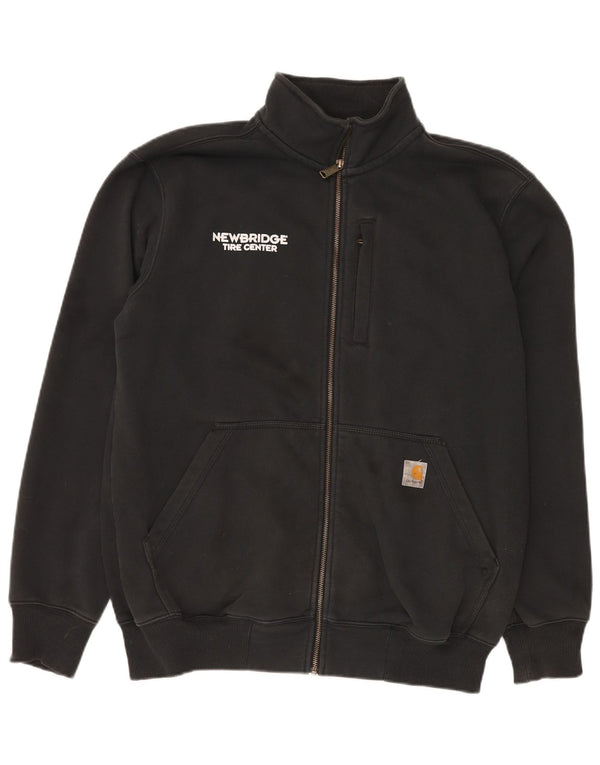 CARHARTT Giacca da tuta grafica originale da uomo in cotone nero medio