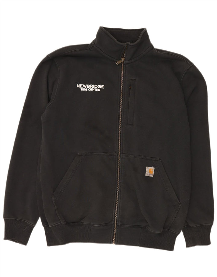 CARHARTT Giacca da tuta grafica originale da uomo in cotone nero medio
