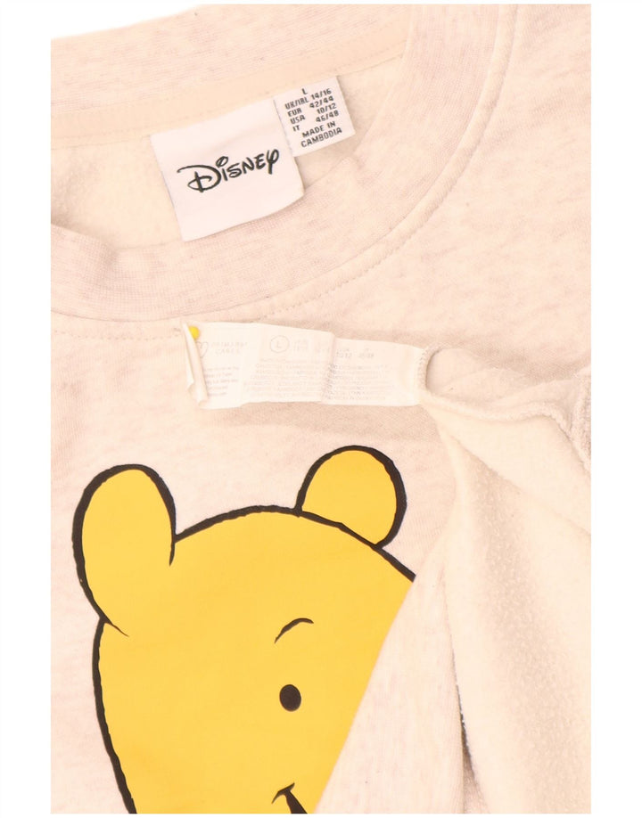 Felpa grafica da donna Primark Maglione UK 14/16 Large Grigio