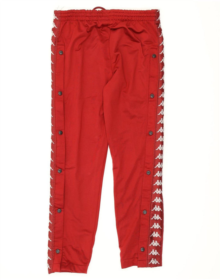 Pantaloni da tuta con grafica da uomo Kappa Small Borgogna in poliestere