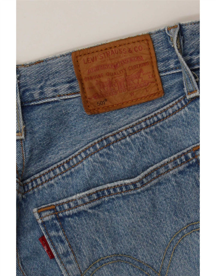 Jeans dritti effetto vissuto Levi's 501 da donna W26 L26 Blu