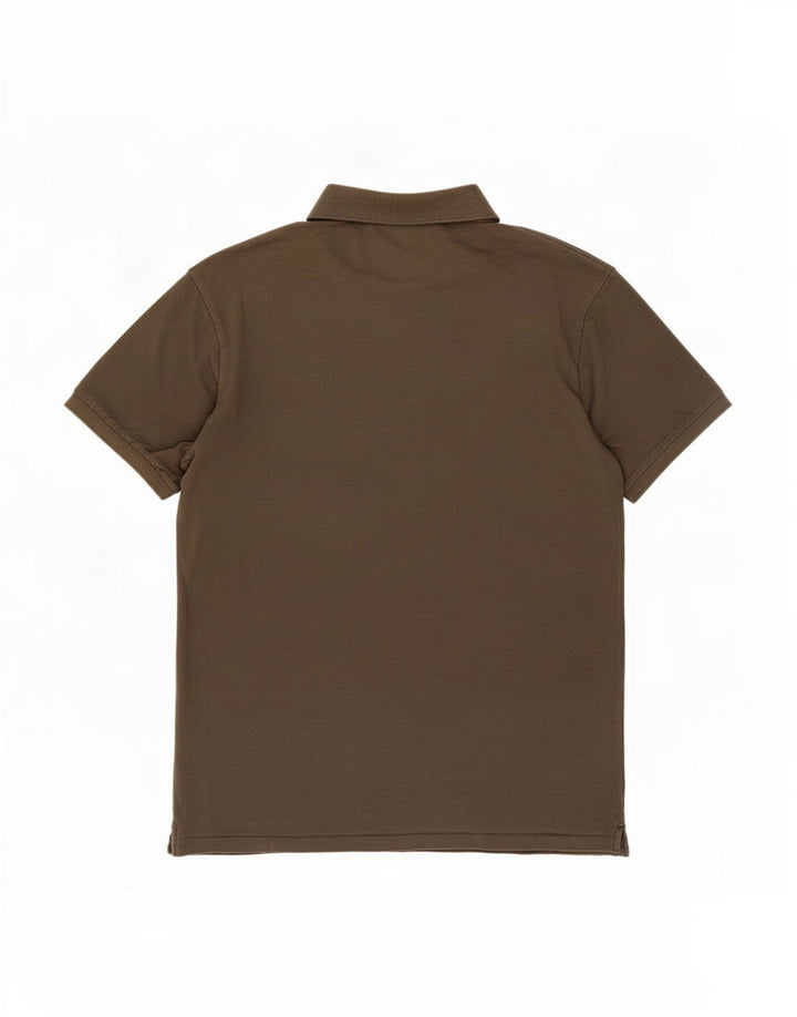 Polo da uomo Scotch & Soda in cotone marrone medio