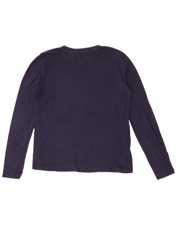Gap Maglietta grafica da donna a maniche lunghe UK 14 Medio Blu navy