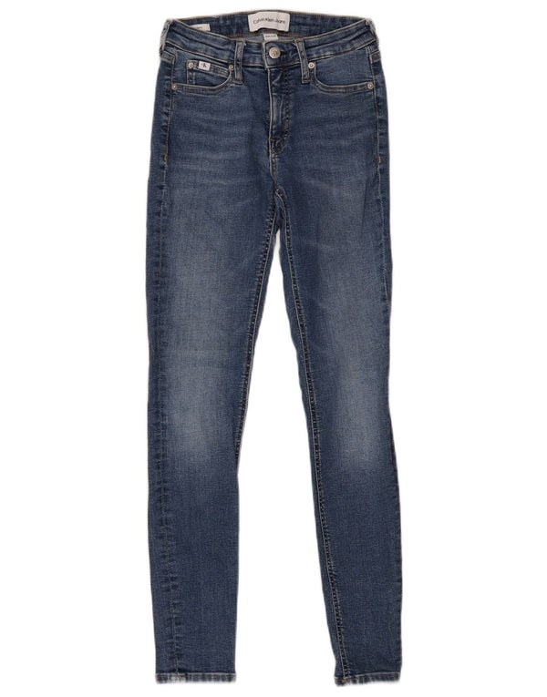 Jeans skinny da donna Calvin Klein W25 L30 Blu