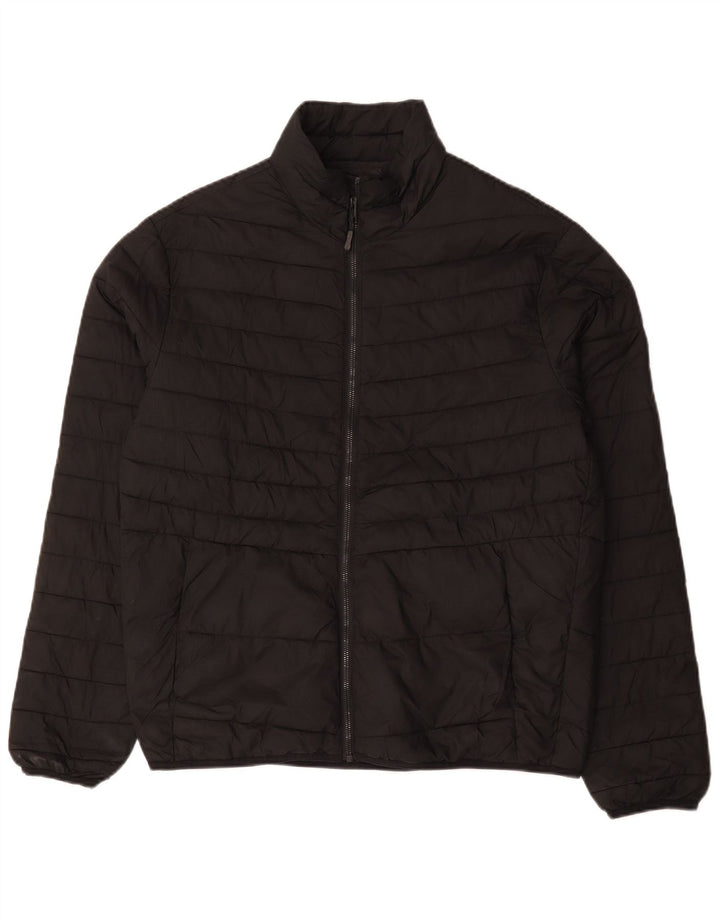 Giacca imbottita da uomo Jack & Jones UK 40 grande poliestere nero