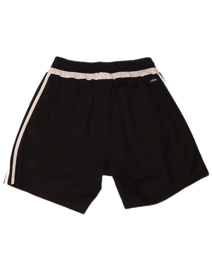 Pantaloncini sportivi da uomo Adidas medi sportivi in poliestere nero