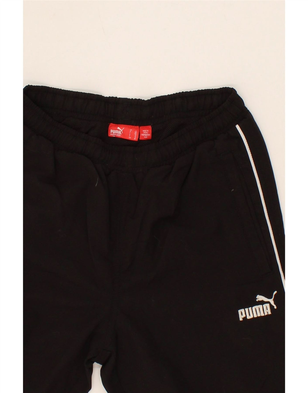 PUMA Boys Tracksuit Trousers 11-12 Years Large  Black Vintage Puma and Second-Hand Puma from Messina Hembry 