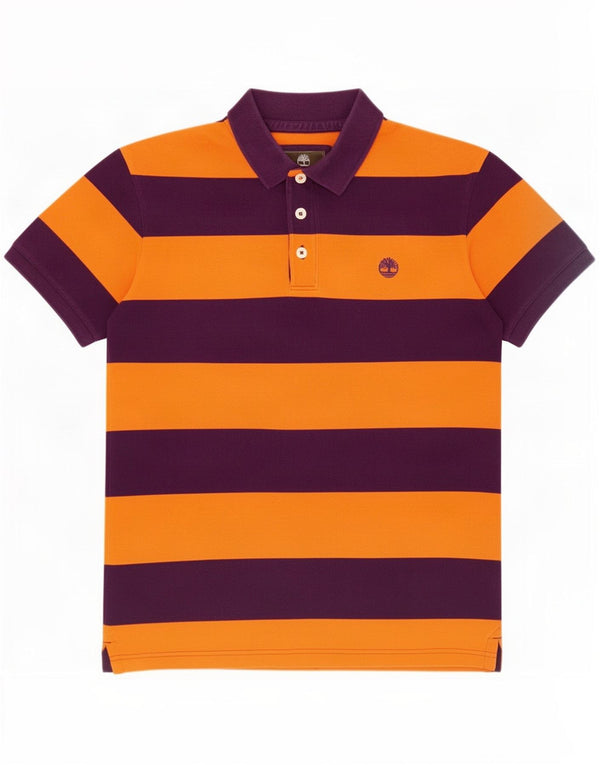 Polo Timberland da uomo Earthkeepers vestibilità regolare a righe viola medio