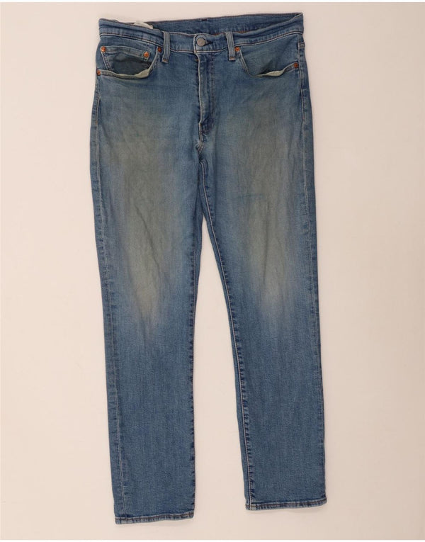 Jeans slim da uomo Levi's W34 L30 cotone blu