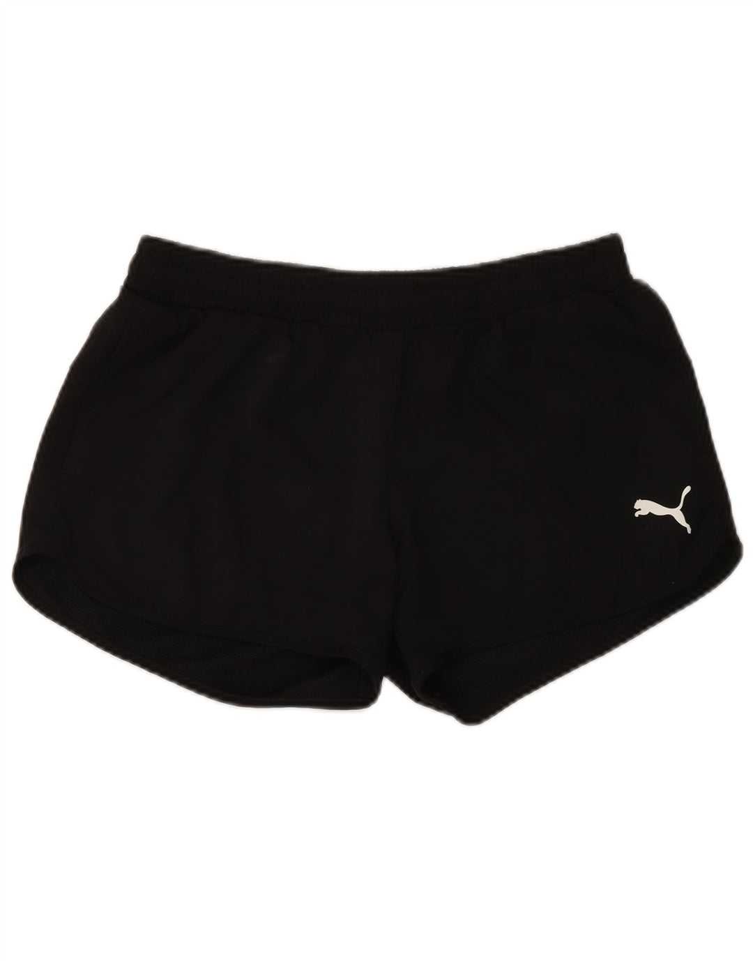 PUMA Womens Sport Shorts UK 14 Large  Black Polyester