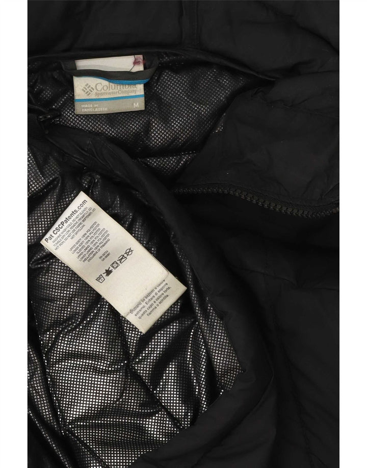 Giacca imbottita con cappuccio da uomo Columbia UK 38 poliestere nero medio