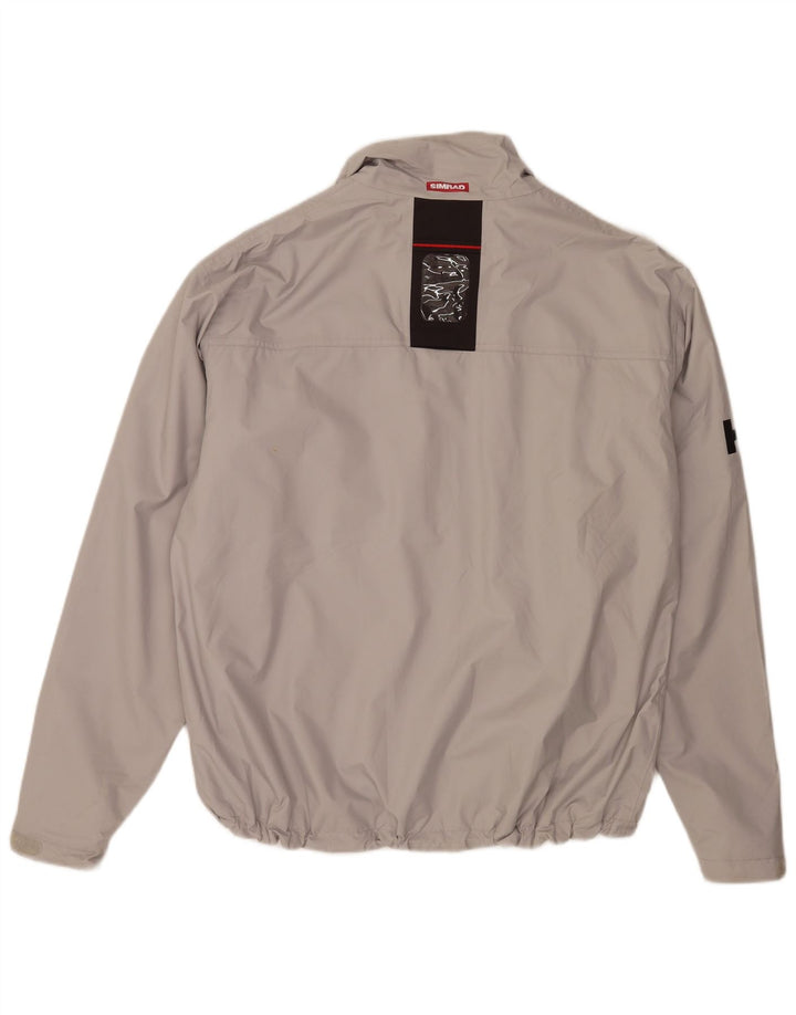 Giacca antipioggia grafica da uomo Helly Hansen Sailwear UK 44 2XL poliestere grigio