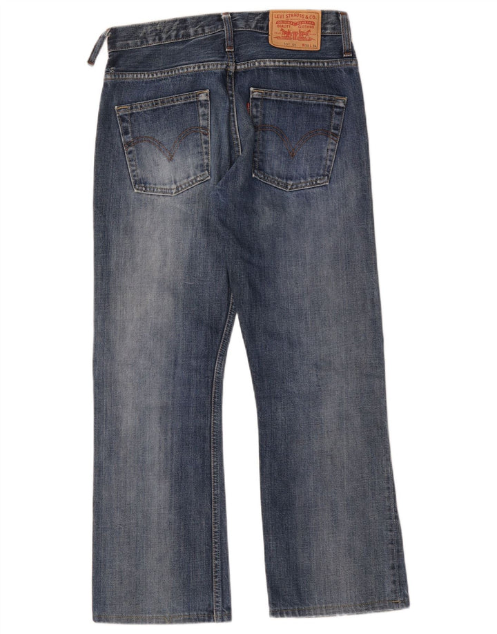 Jeans Levi's Uomo 507 Bootcut W30 L28 Cotone Blu