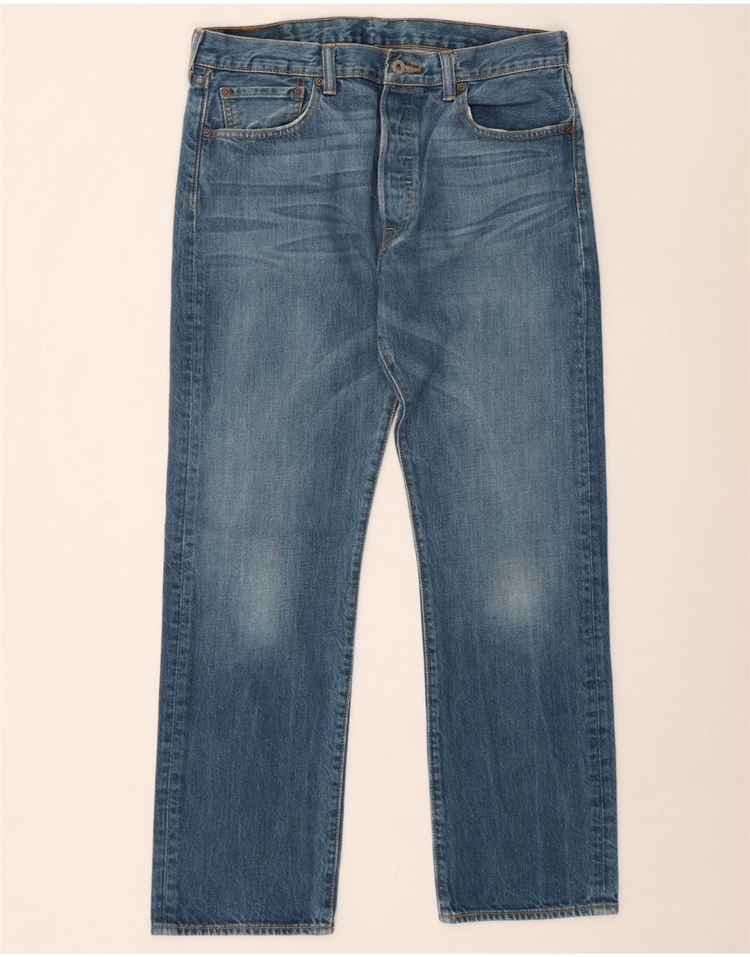 Levi's Uomo 501 Jeans dritti W34 L30 Cotone Blu