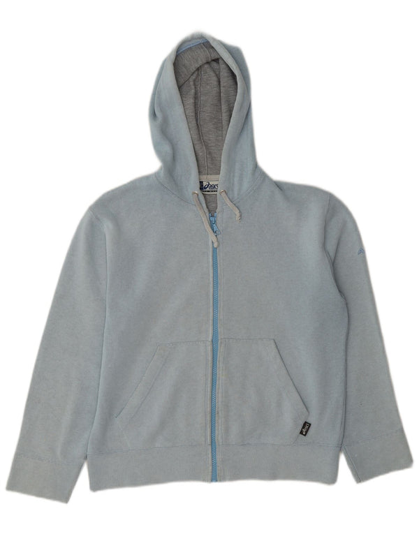 Felpa con cappuccio e zip da donna Asics UK 14 Blu medio