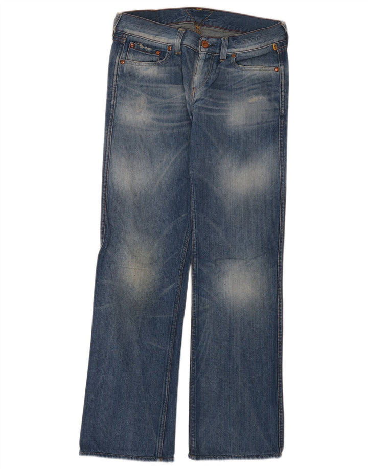 Jeans dritti da donna Meltin' Pot W26 L32 cotone blu