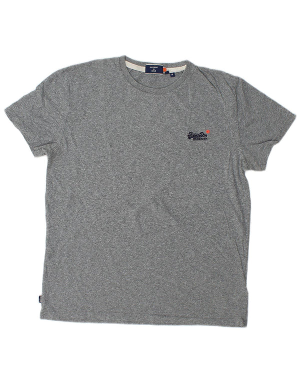 Maglietta da donna SUPERDRY UK 14 Cotone grigio medio