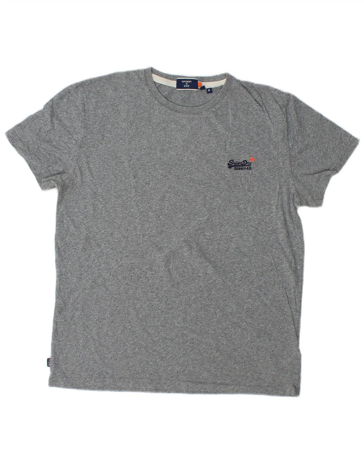 Maglietta da donna SUPERDRY UK 14 Cotone grigio medio