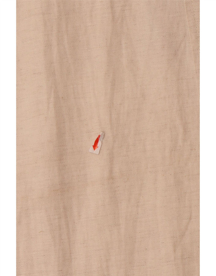 Camicia pullover a maniche corte da uomo VINTAGE XL Beige Colourblock