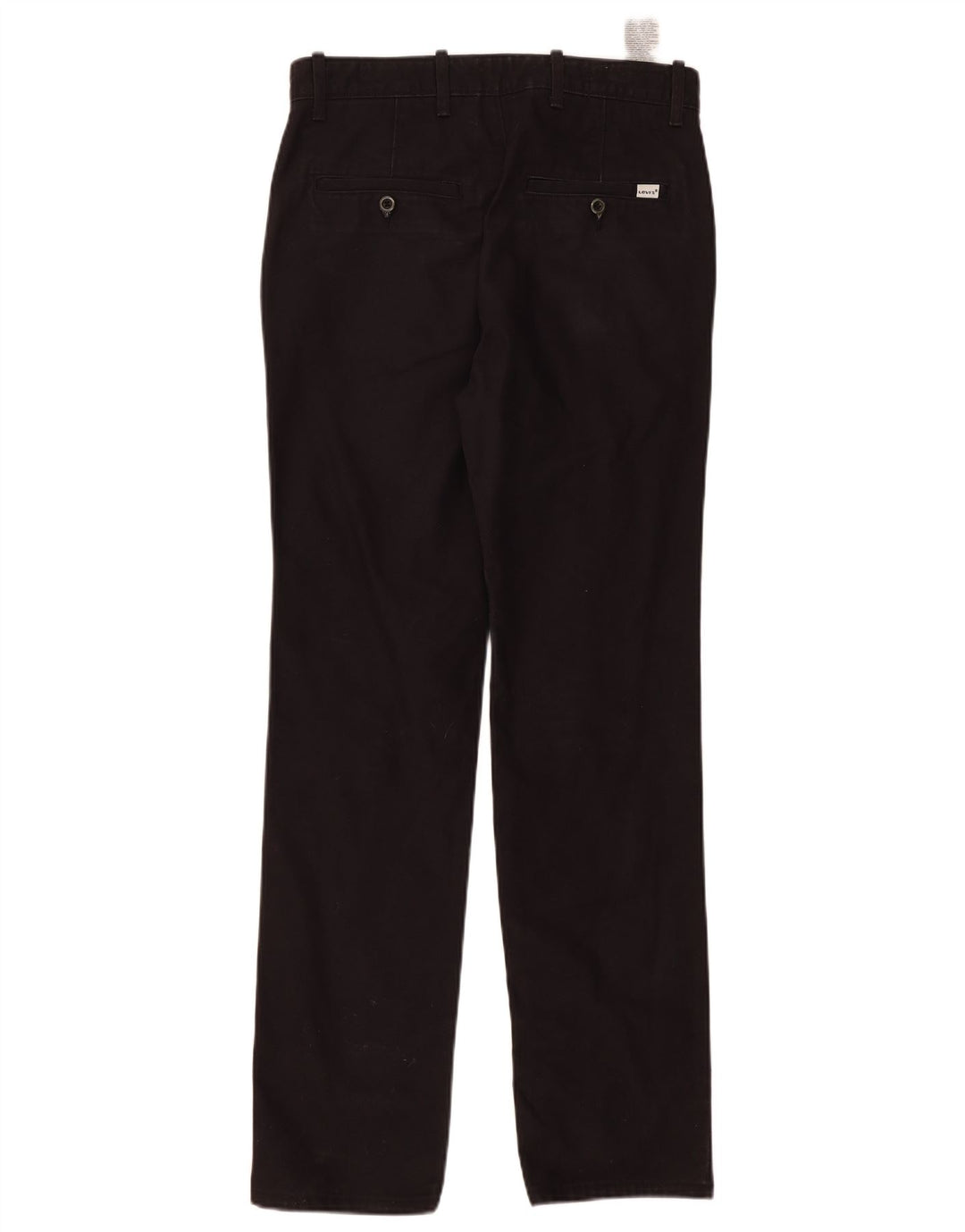 Pantaloni chino dritti da uomo Levi's W30 L34 cotone nero