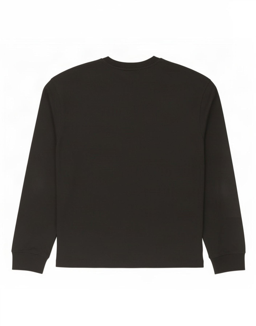 Top Zara da uomo a maniche lunghe in cotone nero medio