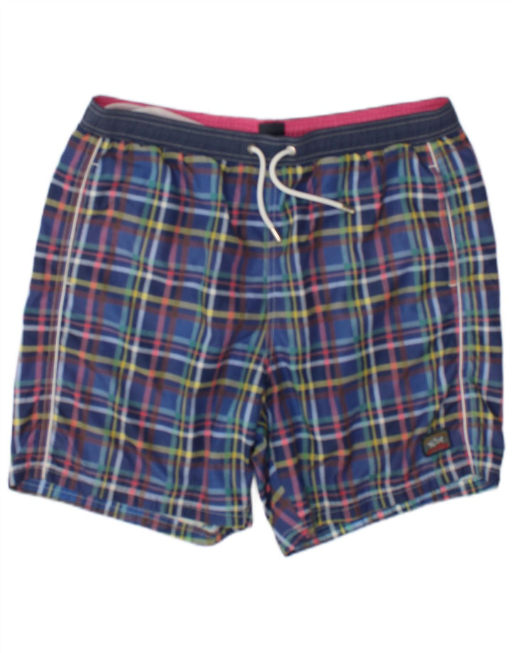 Paul & Shark Pantaloncini da bagno Yachting da uomo Grandi quadri multicolori
