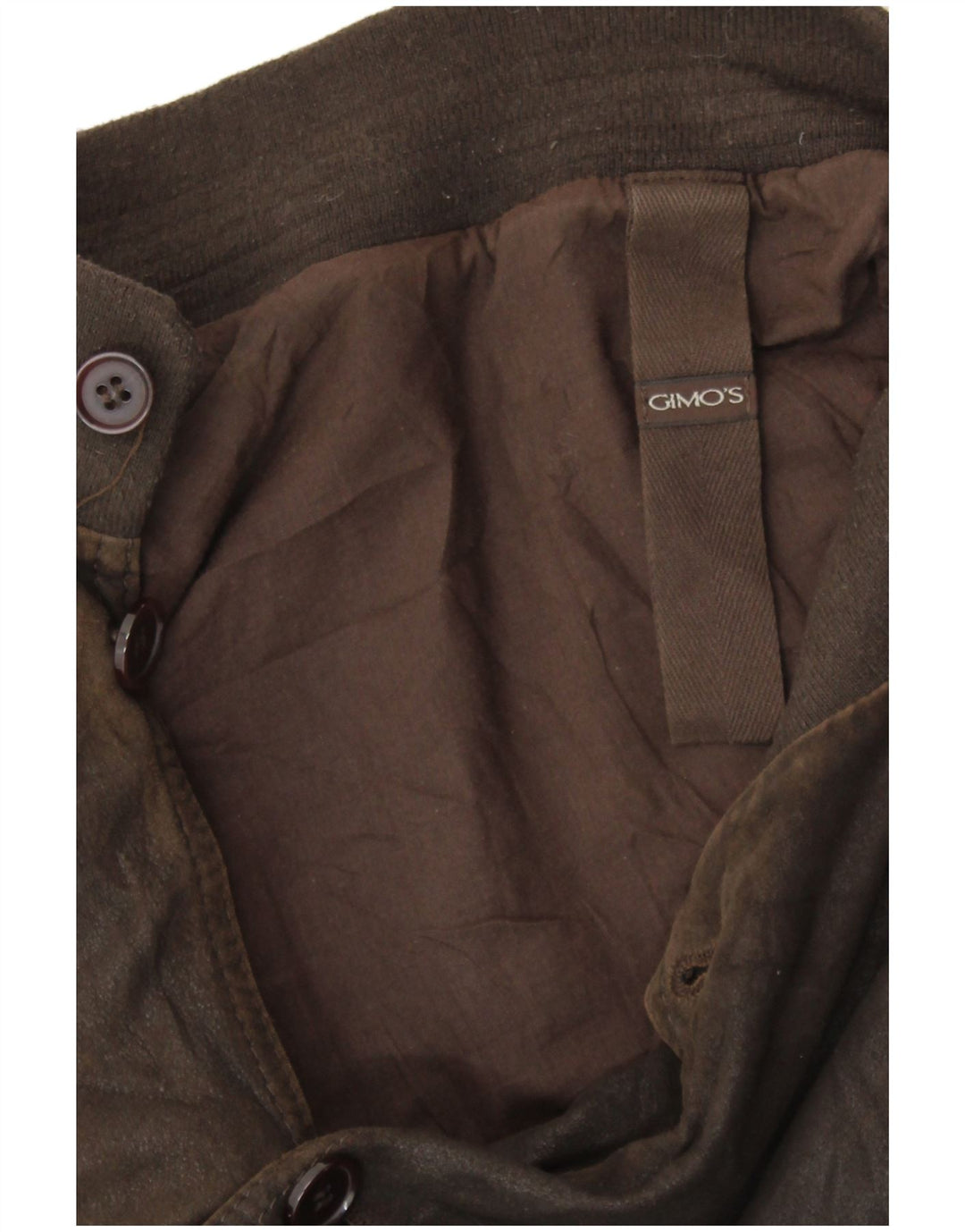 Giacca in pelle da uomo GIMO'S UK 42 XL Marrone