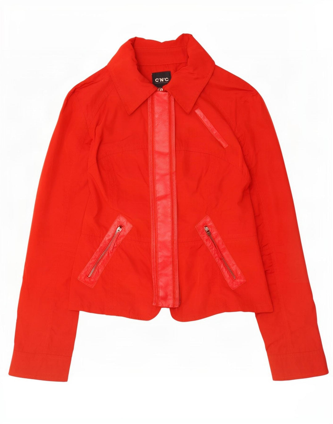 Bomber da donna CNC Costume National IT 42 Medio Rosso Poliestere