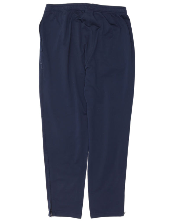 Pantaloni da tuta da uomo Adidas Large in poliestere blu navy
