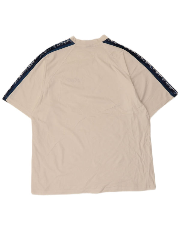 T-shirt grafica da uomo Asics Top XL bianca a blocchi di colore