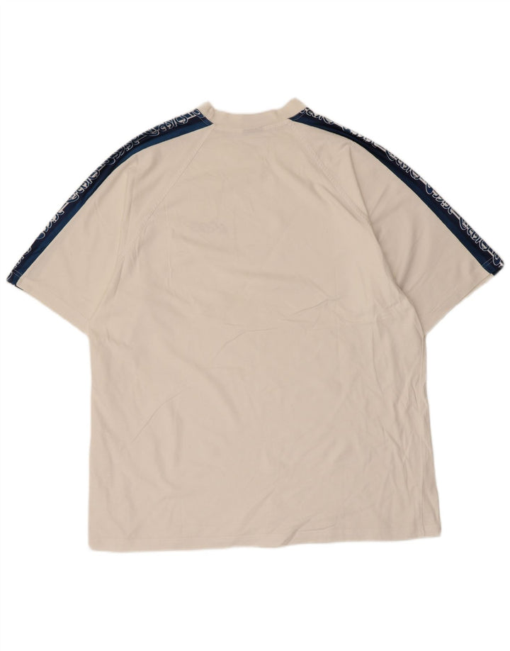 T-shirt grafica da uomo Asics Top XL bianca a blocchi di colore