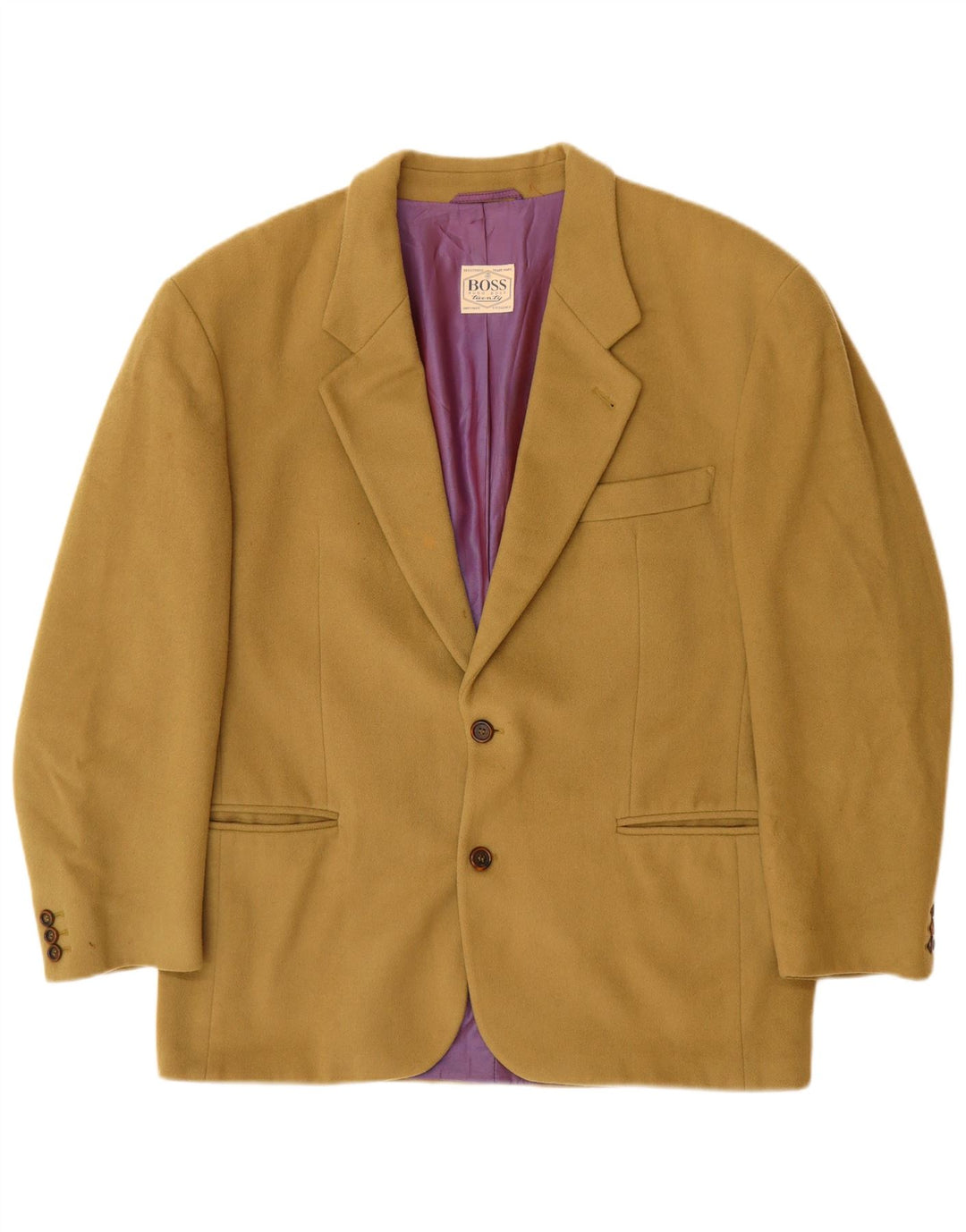 Giacca blazer da uomo a 2 bottoni HUGO BOSS EU 52 XL Beige Lana