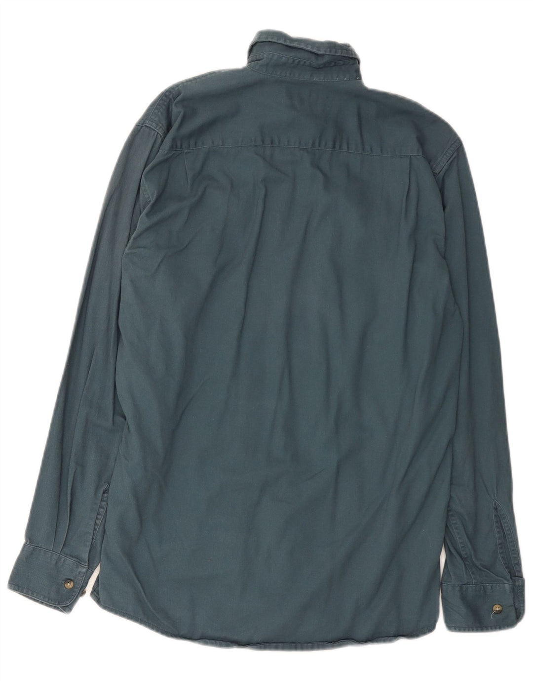 Camicia da uomo Wrangler piccola in cotone blu