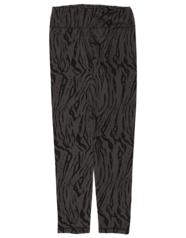Leggings Adidas Bambina 13-14 anni Poliestere con stampa animalier grigio
