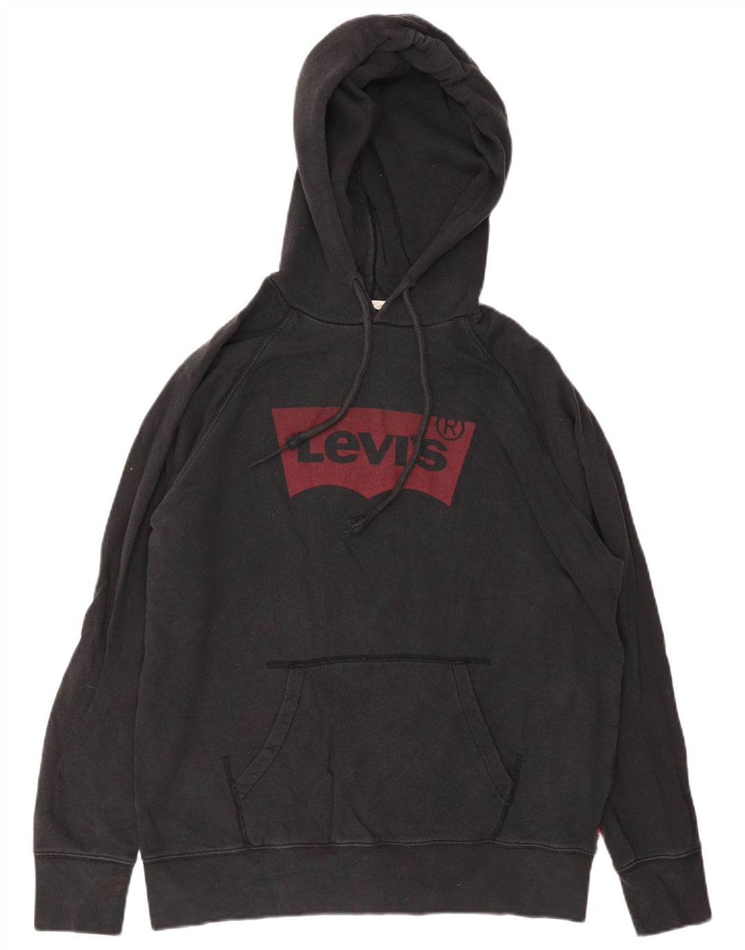 Maglione con cappuccio grafico da uomo Levi's in cotone nero medio