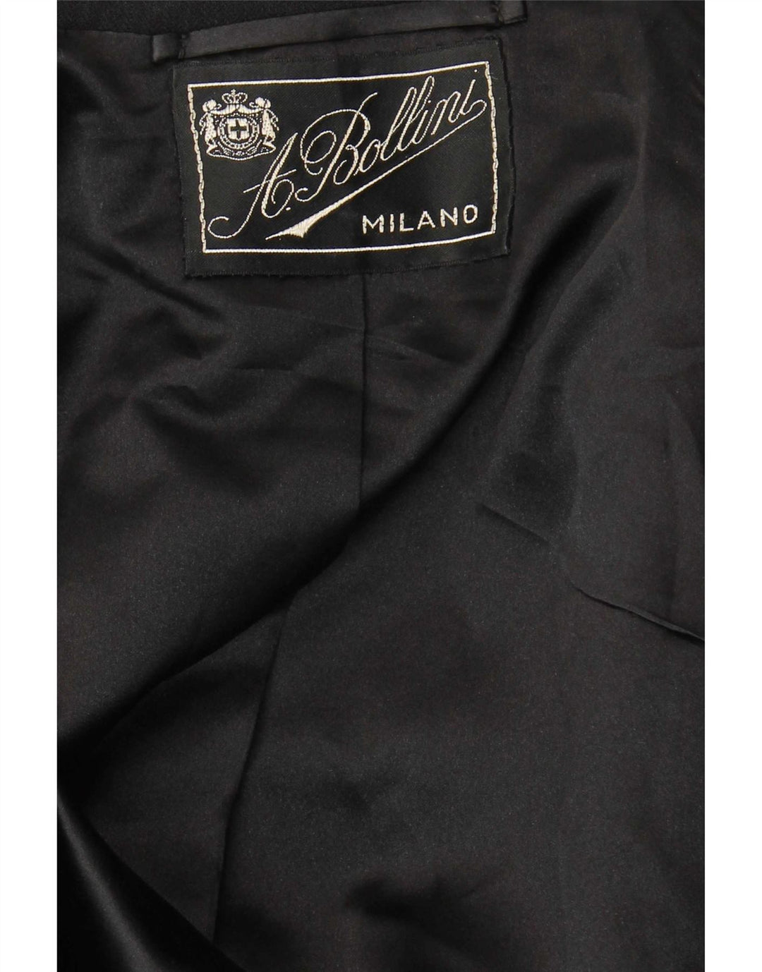 Abito vintage da uomo doppio petto in 2 pezzi piccolo W28 L28 nero