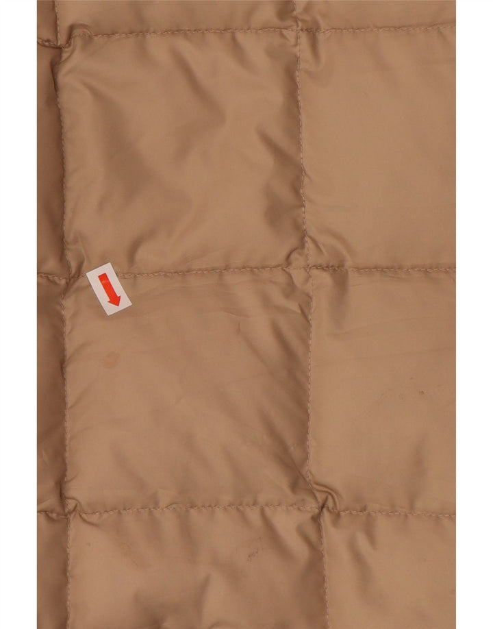 Cappotto imbottito reversibile da donna vintage IT 44 Beige medio