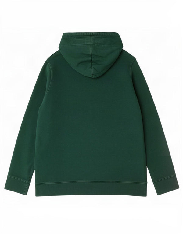 Felpa con cappuccio grafica da donna Adidas UK 14 grande cotone verde