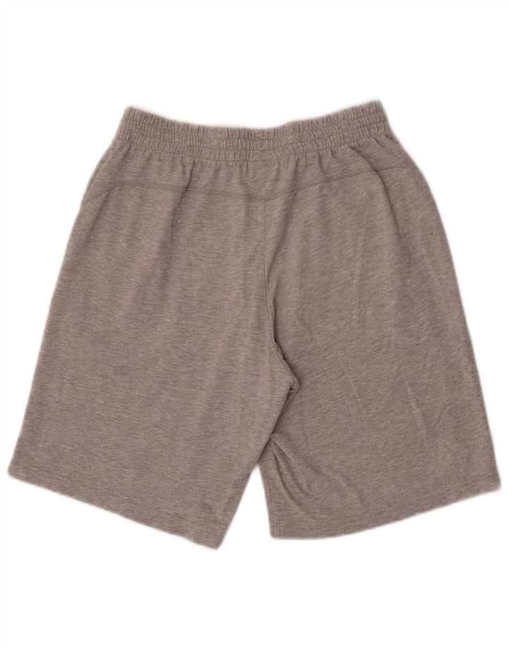 Pantaloncini sportivi grafici da uomo Adidas piccoli in cotone chiazzato grigio