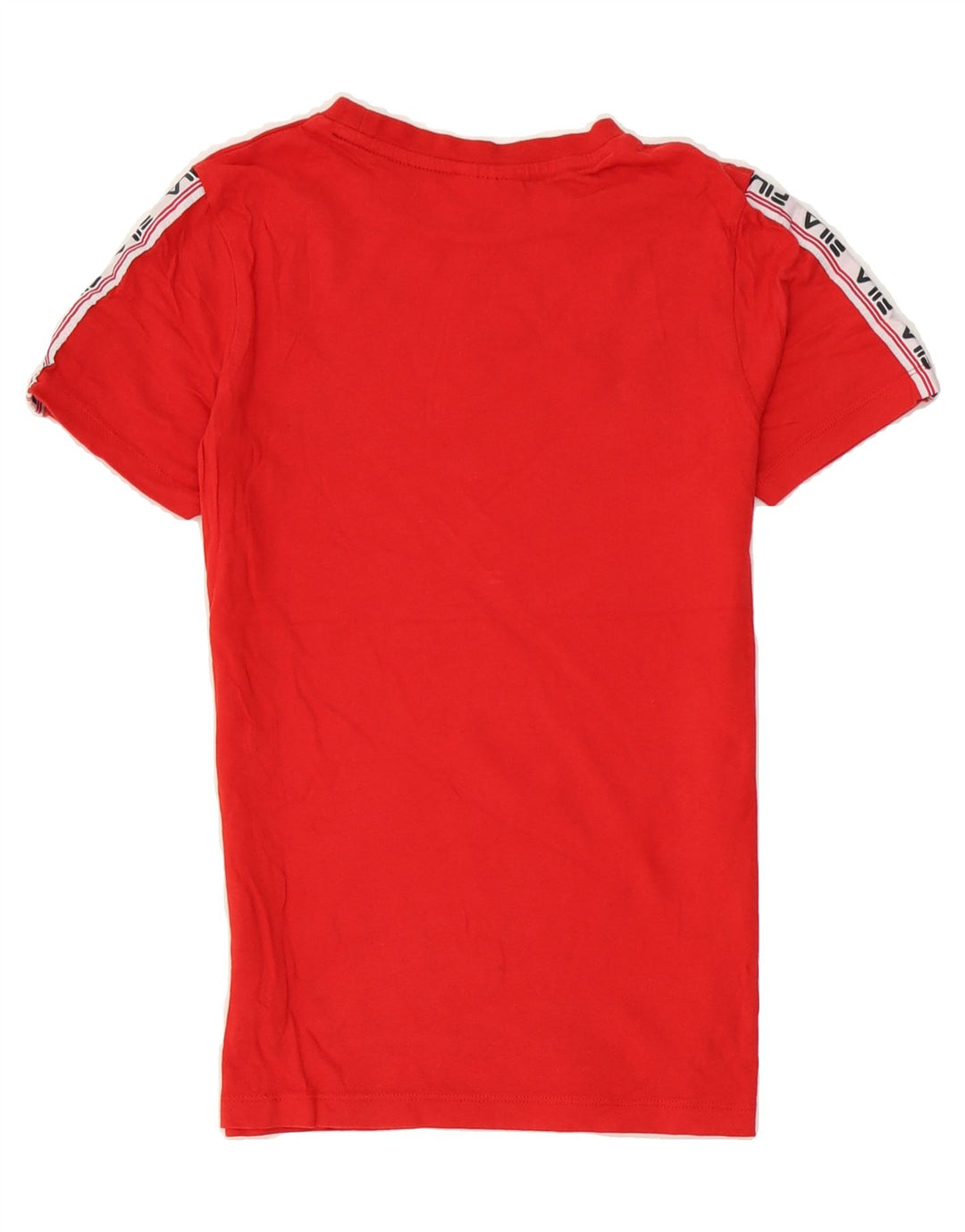 FILA Boys Graphic T-Shirt Top 9-10 Years Red Cotton Vintage Fila and Second-Hand Fila from Messina Hembry 