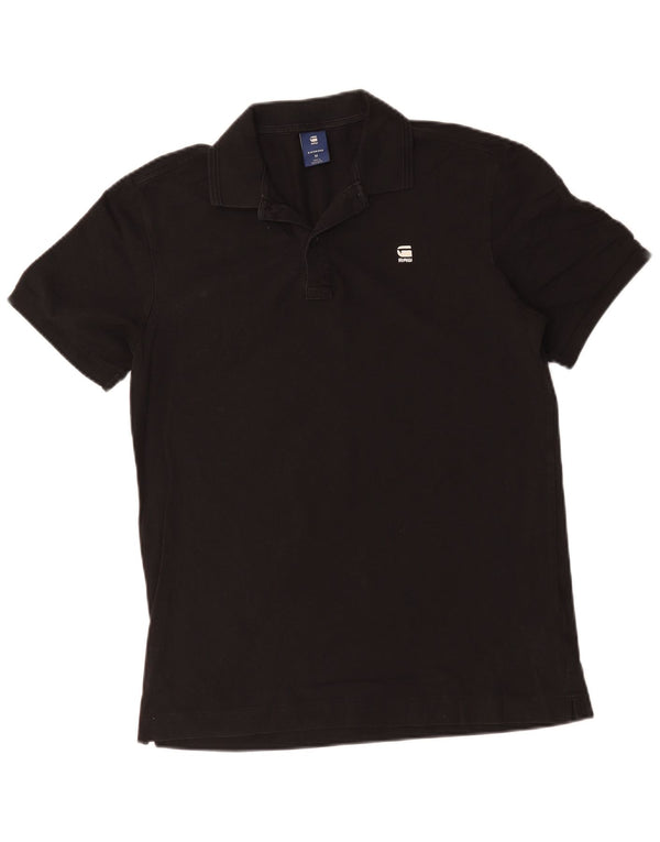 Polo da uomo G-Star in cotone nero medio