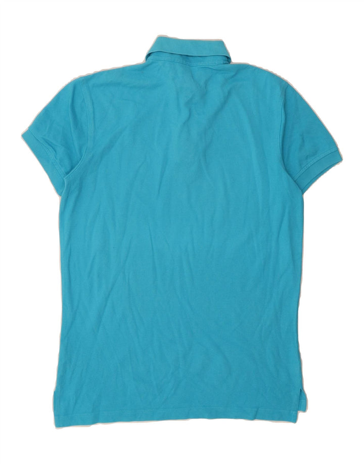TOMMY HILFIGER Mens Polo Shirt Small Blue Cotton Vintage Tommy Hilfiger and Second-Hand Tommy Hilfiger from Messina Hembry 