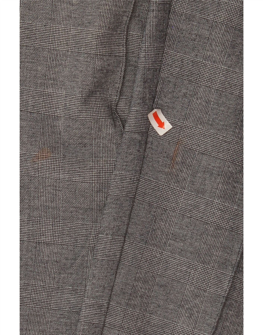 TOMMY HILFIGER Womens Slim Suit Trousers US 8 Medium W32 L28 Grey Check Vintage Tommy Hilfiger and Second-Hand Tommy Hilfiger from Messina Hembry 