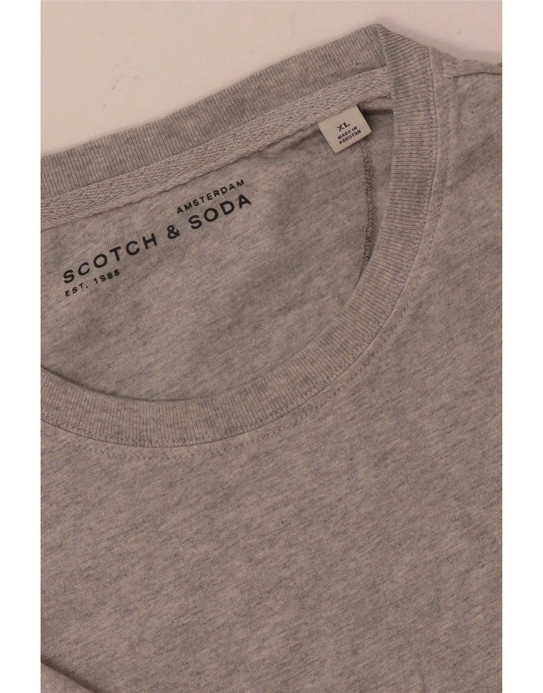 T-shirt da uomo Scotch & Soda Top XL grigio chiazzato