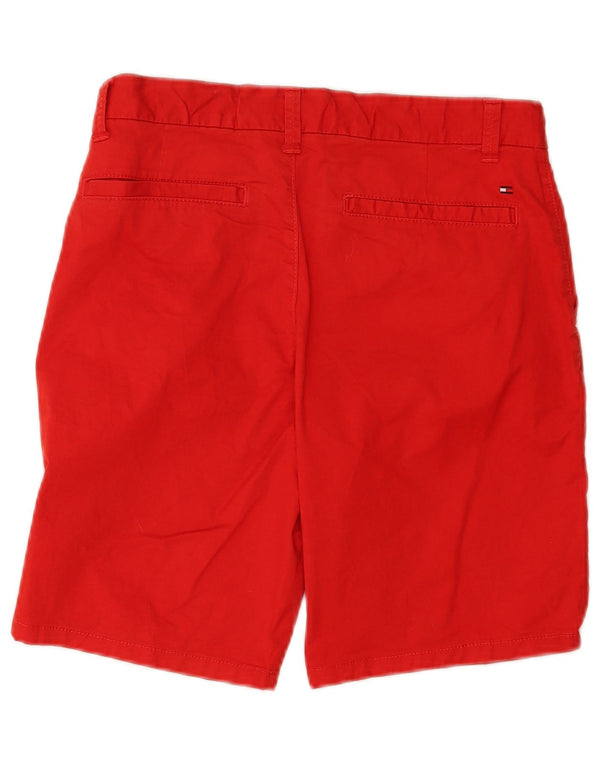 Pantaloncini chino da bambino Tommy Hilfiger 15-16 anni W28 in cotone rosso
