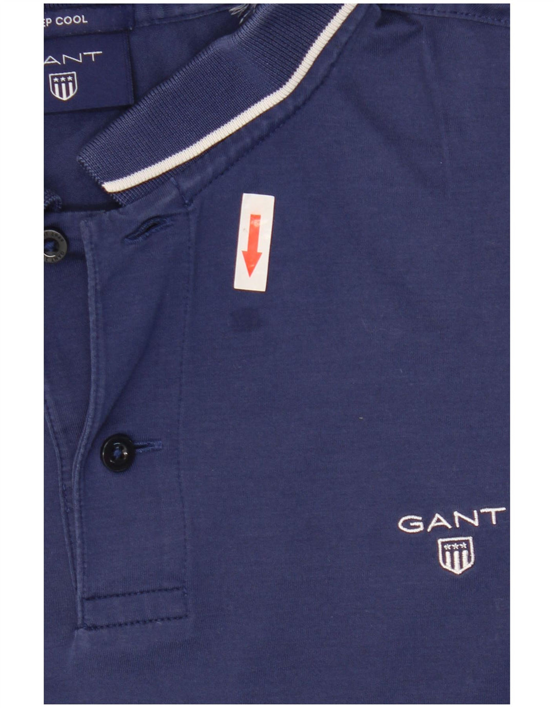 Polo da uomo Gant blu navy medio
