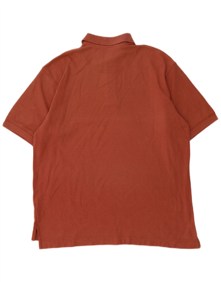 TIMBERLAND Mens Polo Shirt Medium Maroon Cotton