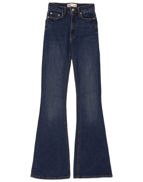 Jeans svasati da donna Zara EU 34 2XS W24 L32 Blu